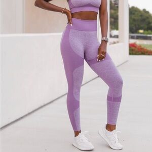 DoYouEven Impact Purple Seamless Leggings